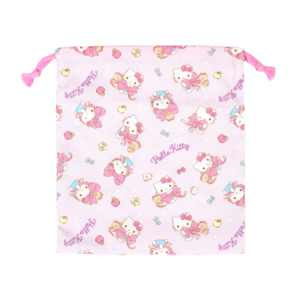 高波クリエイト 巾着 M キャラクター 通販 きんちゃく 巾着袋 給食袋 便利袋 給食着袋 給食着入れ 巾着ポーチ Mサイズ キャラ 柄 かわいい 可愛い 中 | クロミ | 10