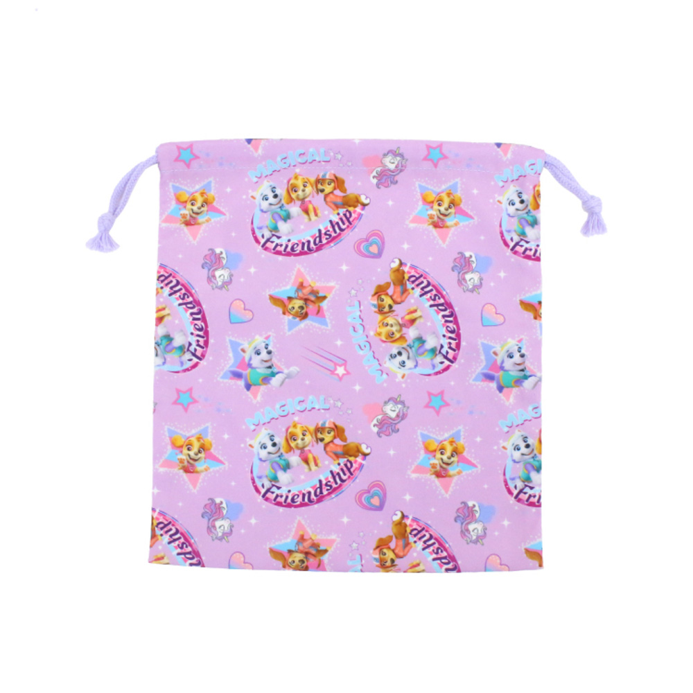 高波クリエイト 巾着 M キャラクター 通販 きんちゃく 巾着袋 給食袋 便利袋 給食着袋 給食着入れ 巾着ポーチ Mサイズ キャラ 柄 かわいい 可愛い 中 | クロミ | 13