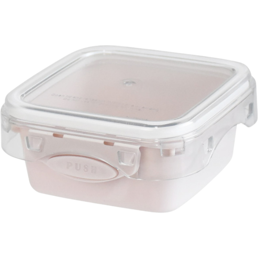 push&push ランチボックス 230ml 通販 弁当箱 お弁当箱 デザートケース フードコンテナ 保存容器 1段 一段 ワンプッシュ おしゃれ 本体のみ 電子レンジ対応 |  | 01