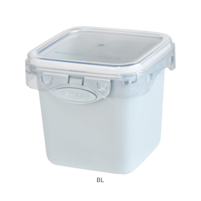 push&push ランチボックス 400ml 通販 弁当箱 お弁当箱 おかず入れ フードコンテナ 保存容器 1段 一段 ワンプッシュ おしゃれ 本体のみ 電子レンジ対応 |  | 20