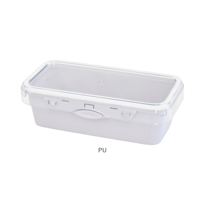 push&push ランチボックス 600ml 通販 弁当箱 お弁当箱 おかず入れ フードコンテナ 保存容器 1段 一段 ワンプッシュ おしゃれ 本体のみ 電子レンジ対応 |  | 16