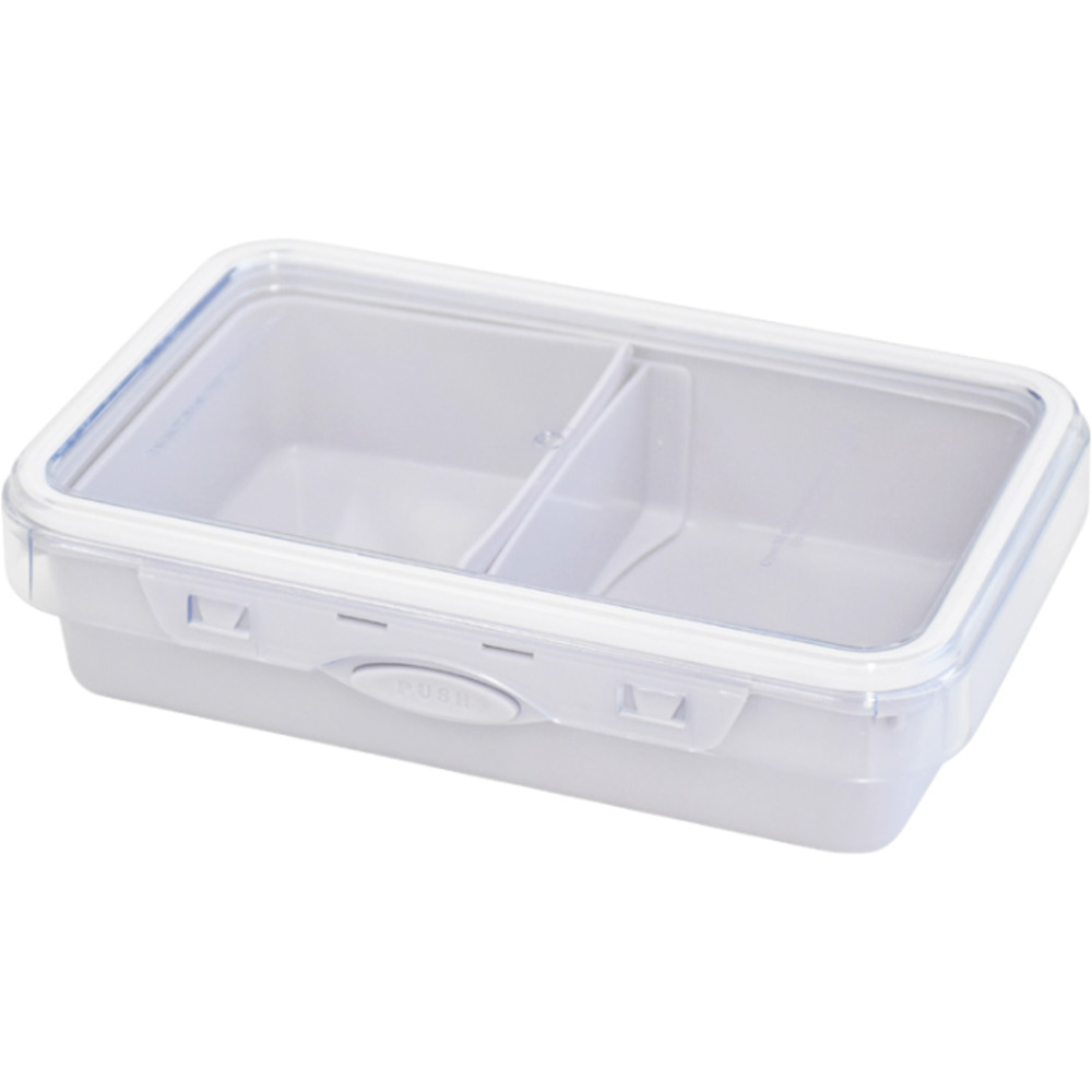 push&push ランチボックス 800ml 通販 弁当箱 お弁当箱 仕切り付き フードコンテナ 保存容器 1段 一段 ワンプッシュ おしゃれ 本体のみ 電子レンジ対応 |  | 04