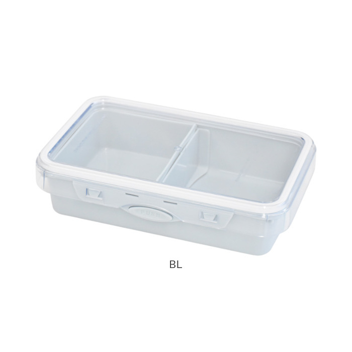 push&push ランチボックス 800ml 通販 弁当箱 お弁当箱 仕切り付き フードコンテナ 保存容器 1段 一段 ワンプッシュ おしゃれ 本体のみ 電子レンジ対応 |  | 17