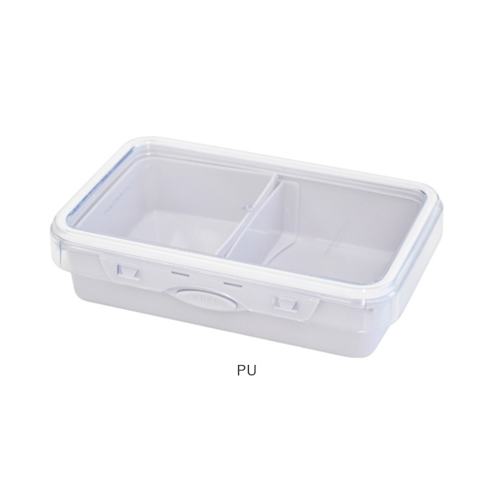 push&push ランチボックス 800ml 通販 弁当箱 お弁当箱 仕切り付き フードコンテナ 保存容器 1段 一段 ワンプッシュ おしゃれ 本体のみ 電子レンジ対応 |  | 18