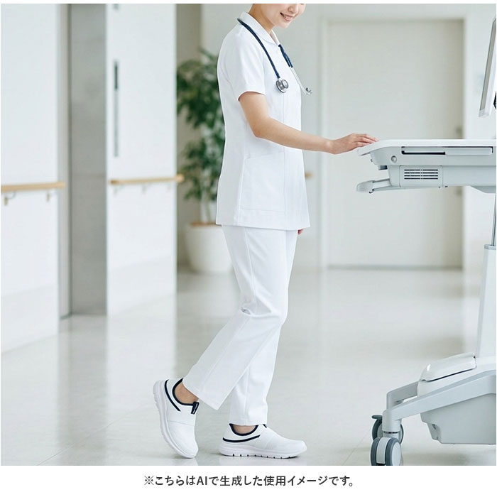 ピュアウォーカー ナースシューズ 通販 ナース シューズ スニーカー PW0522 スリッポン pure walker オフィスシューズ 靴 レディース ピュアウォーカー | pure walker | 05