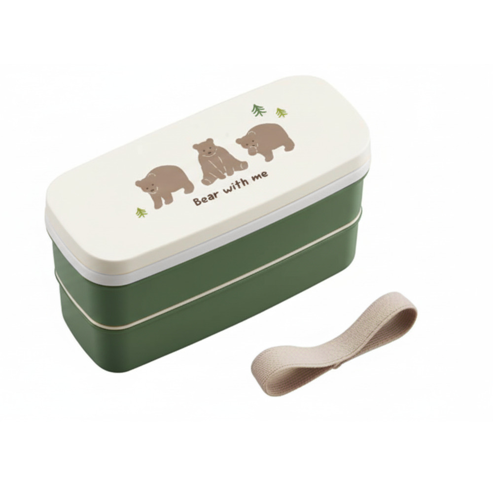 キャラクター 通販キャラクター ランチボックス 640ml 2段 弁当箱 お弁当箱 ランチ 二段 ベルト付き 電子レンジ 食洗器対応 乾燥機 抗菌 コンパクト 収納 キャラ | ブランド登録なし | 07