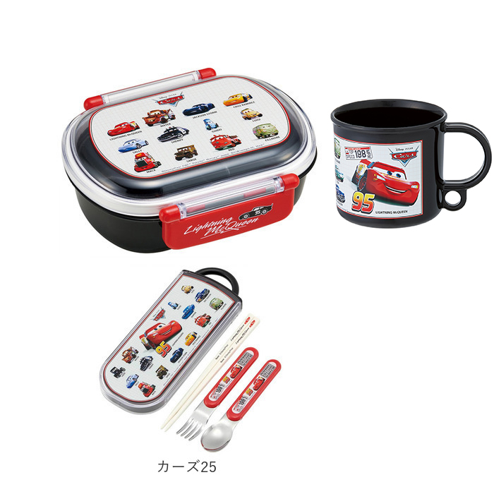 スケーター お弁当箱 セット Skater 通販 弁当箱 ランチボックス トリオセット プラコップ お箸 スプーン フォーク コップ プラスチック お弁当 子供 | スケーター | 14