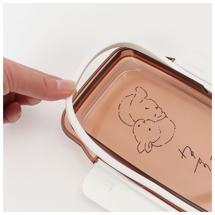 お弁当箱 女子 1段 通販 ミリミリ クーリア ランチボックス 弁当箱 500ml 大人 おしゃれ レディース 子供 キッズ 食洗機対応 レンジ対応 一段 ドーム型 お弁当箱 | ラビット | 07