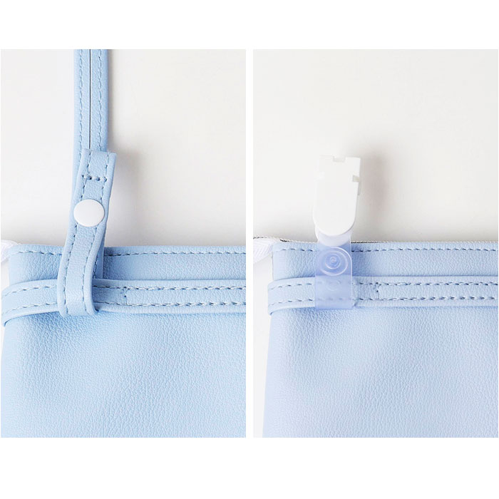 移動ポケット 2ポケット クリア 通販 クリップポケット ポシェット