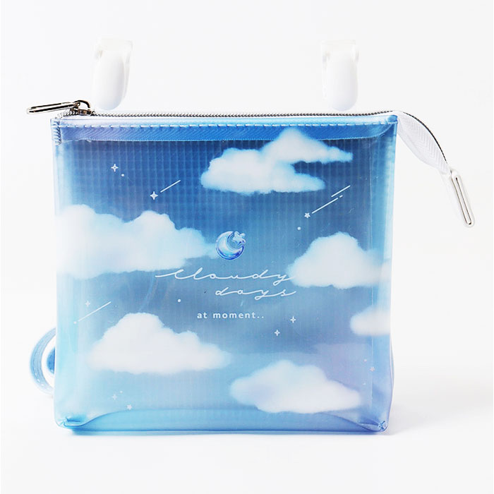 移動ポケット 2ポケット クリア 通販 クリップポケット ポシェット ポケット 小物入れ マルチポーチ ポーチ クリップ付き マルチポッケ ハンカチ入れ | BACKYARD FAMILY | 11