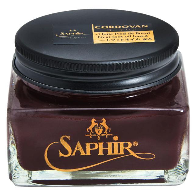 靴磨き クリーム 通販 艶出し ワックス お手入れ 保革剤 ツヤ出し 靴みがき クツ磨き 鏡面磨き コードバン革 シューケア レザーケア 皮革ケア 革製品 靴磨き | SAPHIR | 05