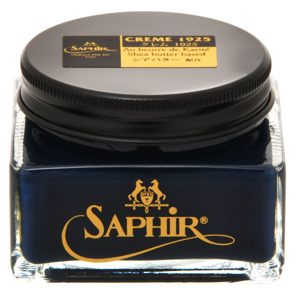 サフィール 革 クリーム サフィールノワール SAPHIR Noir クレム 1925 CREME 1925 靴クリーム 靴磨き 油性クリーム