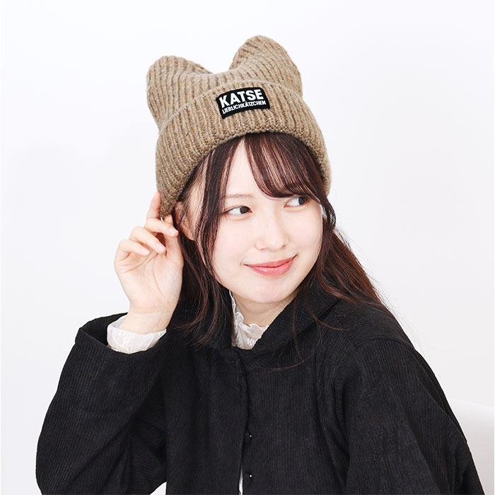 ニット帽 猫耳 通販 ニットキャップ 帽子 キャップ レディース ネコ耳 秋冬 冬小物 かわいい 可愛い おしゃれ オシャレ 女性 女の子 400383 ニット帽 |  | 15