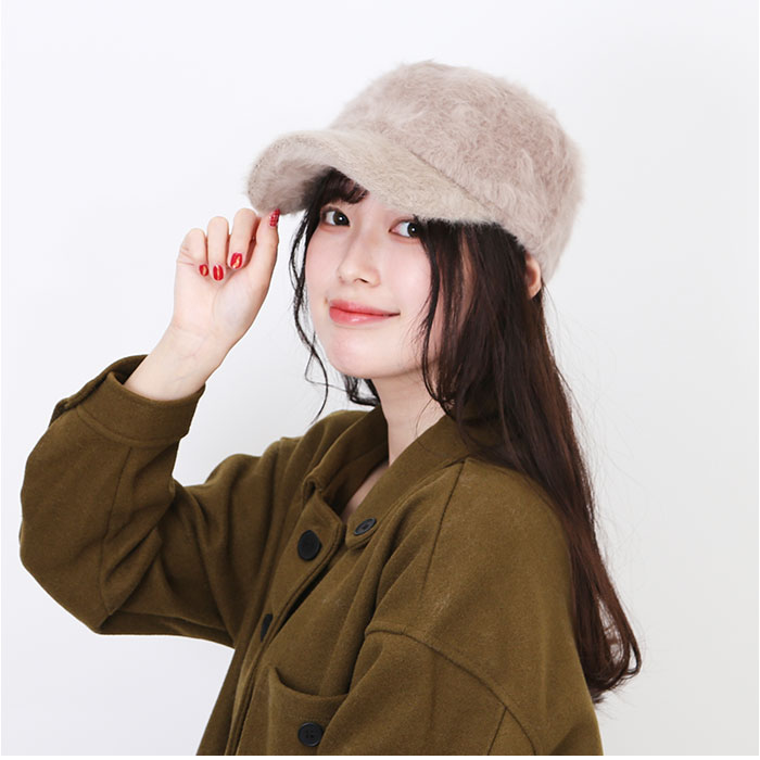 キャップ 冬 通販 帽子 ぼうし レディース帽子 レディース 女性 女の子 冬小物 秋冬 かわいい 可愛い おしゃれ オシャレ ファッション小物 防寒 キャップ | BACKYARD FAMILY | 15