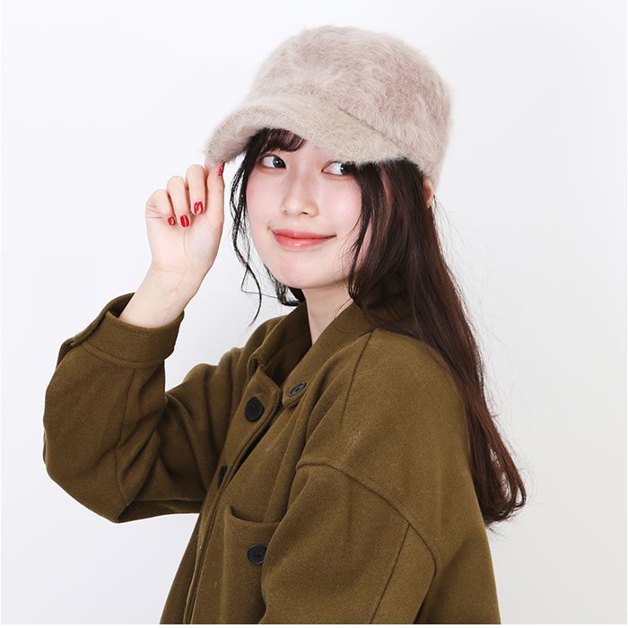 キャップ 冬 通販 帽子 ぼうし レディース帽子 レディース 女性 女の子 冬小物 秋冬 かわいい 可愛い おしゃれ オシャレ ファッション小物 防寒 キャップ | BACKYARD FAMILY | 16
