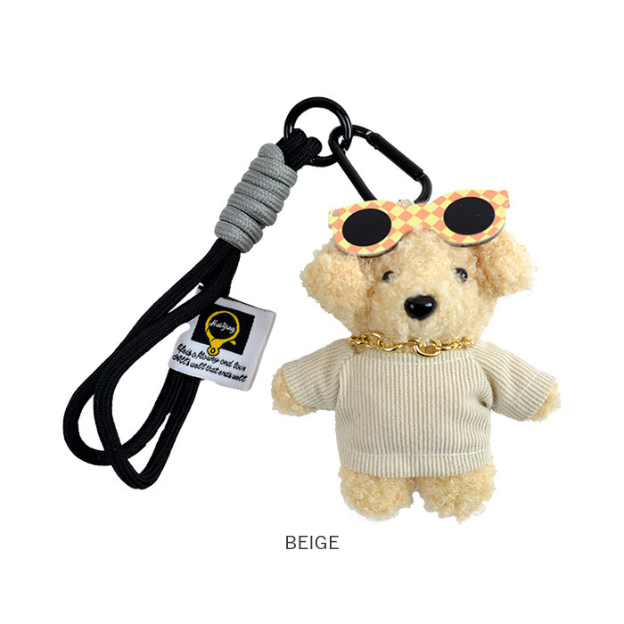 チャーム サングラス いぬ 通販 キーホルダー ぬいキーホルダー ぬいぐるみチャーム バッグチャーム イヌチャーム キーリング 動物 アニマル チャーム |  | 11
