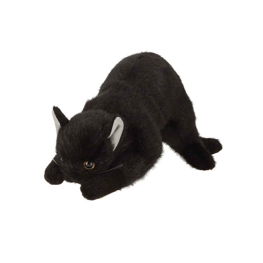 クロネコ L 童心 日本製リアルシリーズ ぬいぐるみ 猫 ネコ