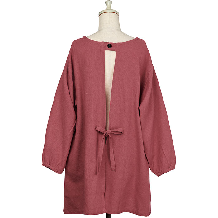 割烹着 通販 かっぽう着 エプロン 無地 スモック レディース 女性 保育士 お洒落 かわいい シンプル 介護士 かっぽうぎ 母の日 UNIFORM OF THE DAY |  | 14