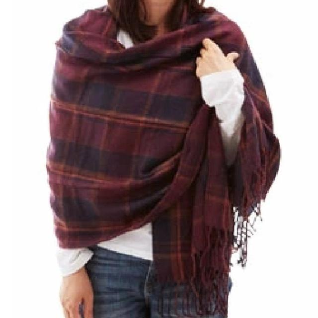 ストール 180cm×60cm マフラー 大判 春 秋 冬 防寒 ひざ掛け レディース 通販 軽量 おしゃれ かわいい カラフル チェック タータンチェック | ブランド登録なし | 03