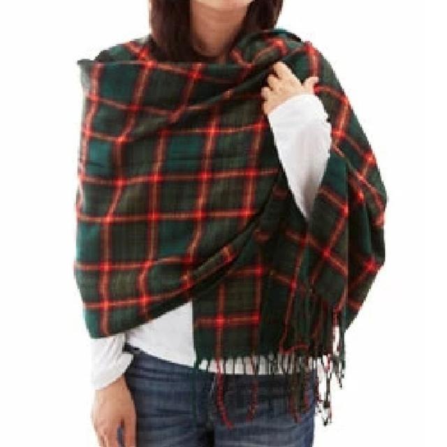 ストール 180cm×60cm マフラー 大判 春 秋 冬 防寒 ひざ掛け レディース 通販 軽量 おしゃれ かわいい カラフル チェック タータンチェック | ブランド登録なし | 04