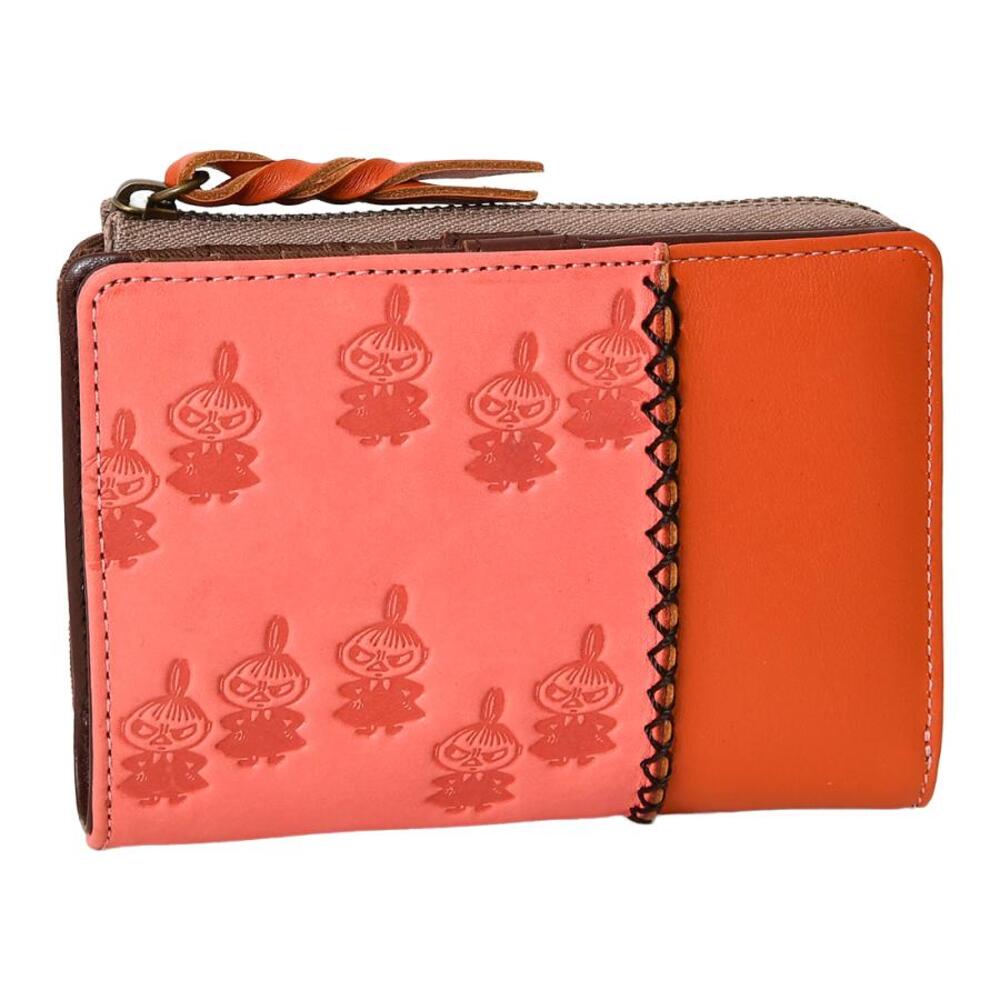 二つ折り財布 ムーミン 通販 本革 牛革 財布 MOOMIN レザーウォレット 型押し財布 ウォレット 小銭入れ お札入れ カードポケット かわいい 二つ折り財布 |  | 02