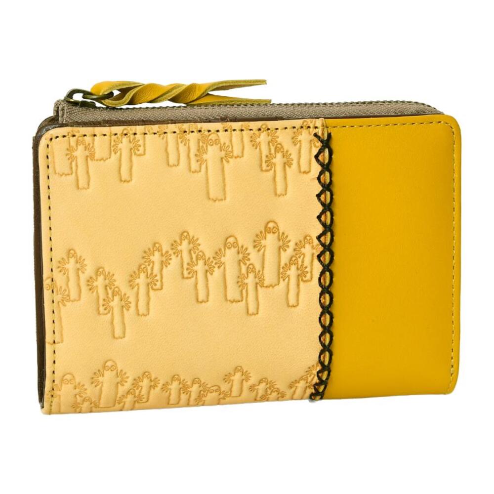 二つ折り財布 ムーミン 通販 本革 牛革 財布 MOOMIN レザーウォレット 型押し財布 ウォレット 小銭入れ お札入れ カードポケット かわいい 二つ折り財布 |  | 03