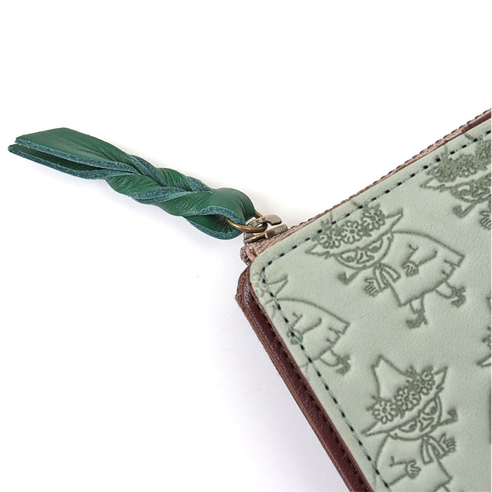 二つ折り財布 ムーミン 通販 本革 牛革 財布 MOOMIN レザーウォレット 型押し財布 ウォレット 小銭入れ お札入れ カードポケット かわいい 二つ折り財布 |  | 14