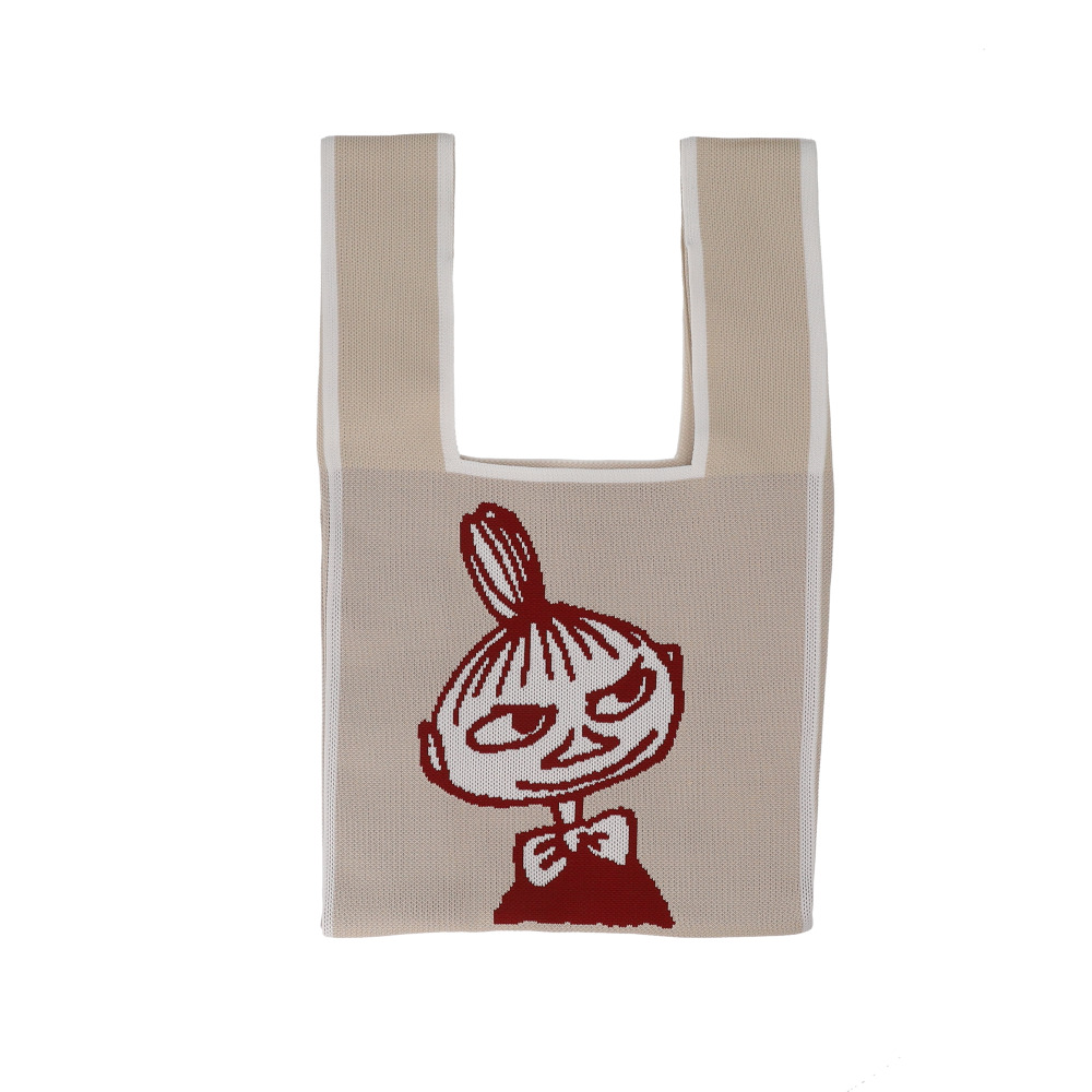 MOOMIN ムーミン ニット マルシェバッグ 通販 マルシェバック 買い物袋 買い物バック エコバッグ エコバック 買い物バッグ 買い物用バッグ 買い物用バック | MOOMIN | 01