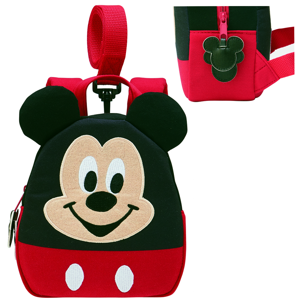 赤ちゃん リュック ハーネス 通販 子ども キッズ 子供用 ベビーリュック 安全ベルト 迷子紐 迷子ひも スウェット やわらか 名札 ネームタグ ディズニー 赤ちゃん |  | 01