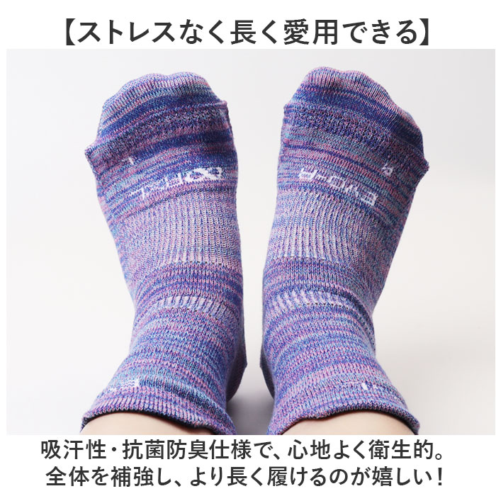 ランニング 靴下 通販 RxL RNS1005 アールエル 武田レッグウェアー ソックス 厚手 EVO-RL ラウンド型 レディース メンズ スポーツソックス ミドル丈 ランニング |  | 16