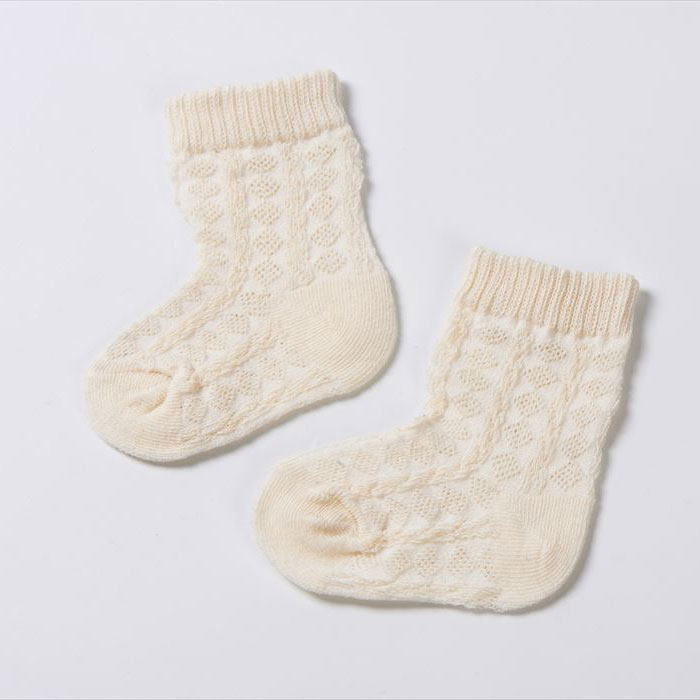ベビー 靴下 7-9 通販 赤ちゃん ソックス くつ下 新生児 女の子 男の子 日本製 オーガニックコットン かわいい ボタニカルダイ 7-9cm メランジ生地 ベビー | Aenak | 06