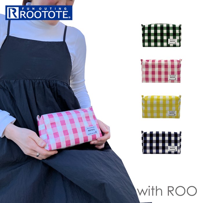 Yahoo! Yahoo!ショッピング(ヤフー ショッピング)ルートート ラミネート ポーチ ROOTOTE 1031 通販 化粧ポーチ ペンケース 小物入れ メイクポーチ コスメポーチ 大きめ レディース かわいい おしゃれ 旅行