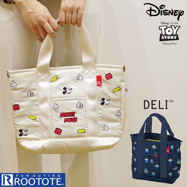 Rootote ルートート トートバッグ 通販 サイドポケット DELI デリ DISNEY ディズニー 刺繍 サブバッグ ミッキー レディース  小さめ 軽量 かわいい : rootote4071 : BACKYARD FAMILY ママタウン - 通販 - Yahoo!ショッピング