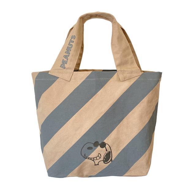 ルートート 通販ルートート スヌーピー デリ トートバッグ 布 小さめ レディース ROOTOTE DELI 綿 コットン 軽量 軽い ボーダー ストライプ JOE COOL ジョー・ | ROOTOTE | 01