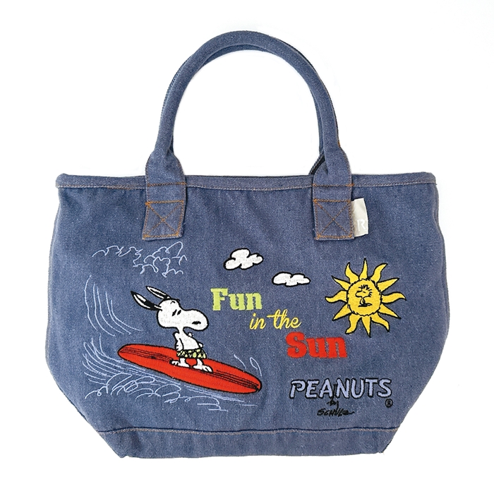 ルートート スヌーピー トートバッグ ROOTOTE 8398 通販 トートバック SNOOPY デニム 手提げバッグ 手提げかばん 手提げカバン 手提げ鞄 手提げ袋 | ROOTOTE | 15