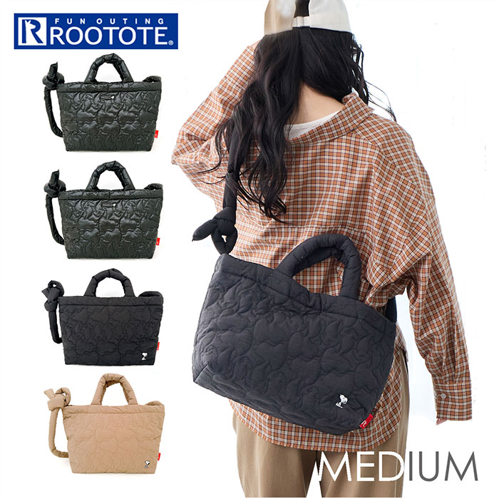 ルートート ROOTOTE ルートート トートバッグ 8450 通販 スヌーピー SNOOPY 2way ショルダーバッグ 斜めがけバッグ A4 通勤 通学 旅行 軽量 軽い MEDIUM | 