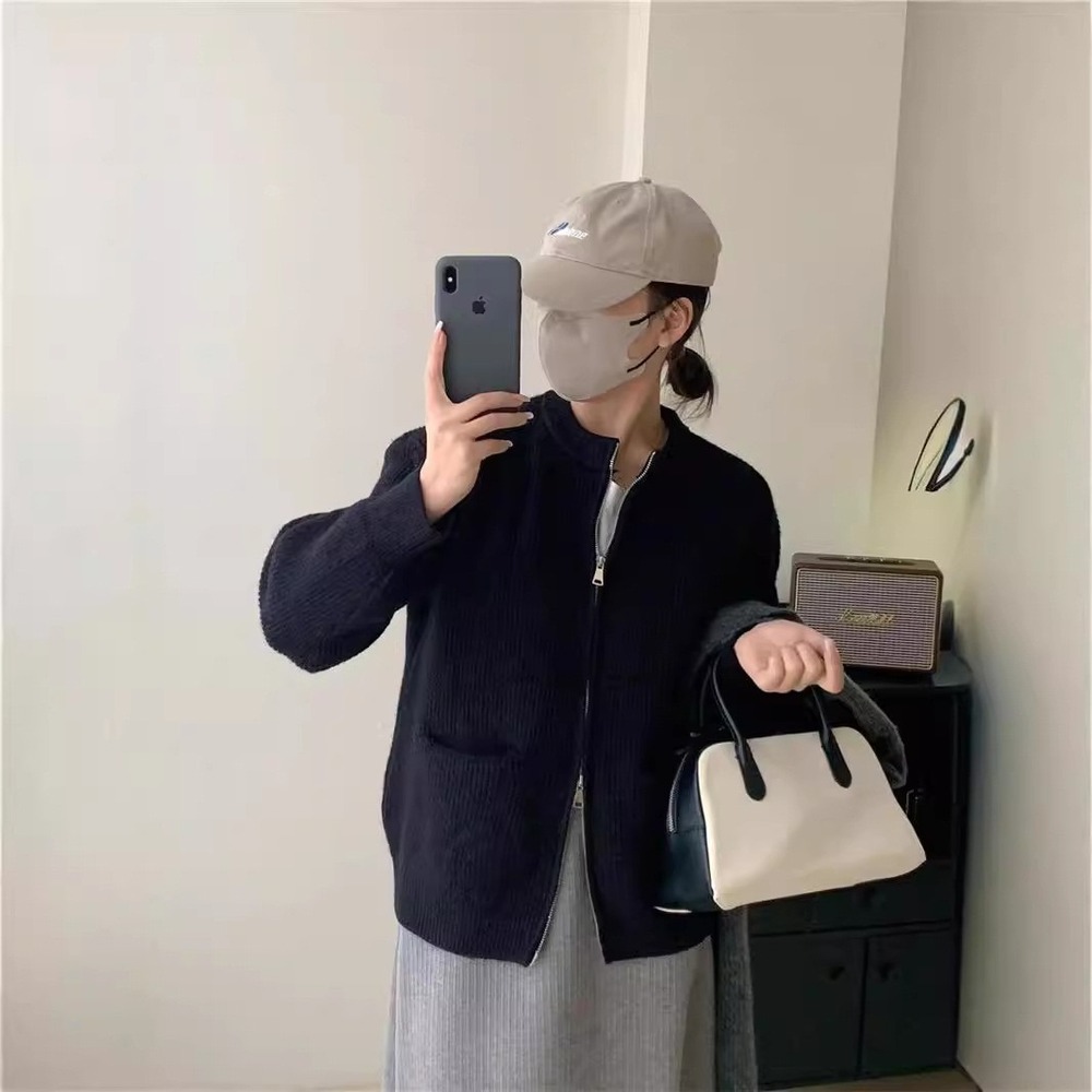 カーディガン ジップアップ 通販 カーデガン ニットカーディガン ニットジャケット ニット レディース 長袖 あったか 秋 冬 秋冬 春 春秋 おしゃれ カーディガン | BACKYARD FAMILY | 07