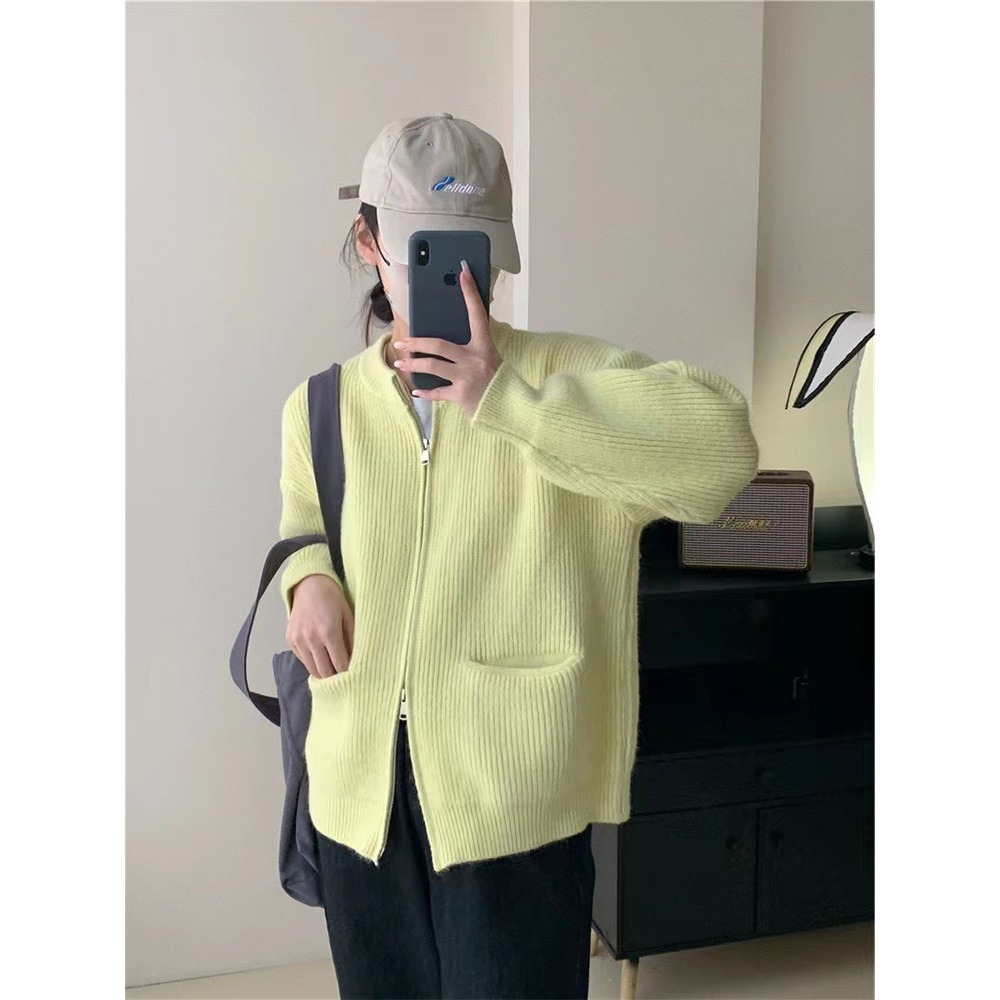 カーディガン ジップアップ 通販 カーデガン ニットカーディガン ニットジャケット ニット レディース 長袖 あったか 秋 冬 秋冬 春 春秋 おしゃれ カーディガン | BACKYARD FAMILY | 02