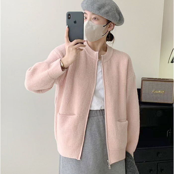 カーディガン ジップアップ 通販 カーデガン ニットカーディガン ニットジャケット ニット レディース 長袖 あったか 秋 冬 秋冬 春 春秋 おしゃれ カーディガン | BACKYARD FAMILY | 19