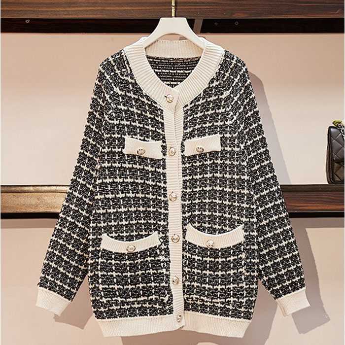 ツイード風 カーディガン 通販 カーデガン レディース ツイードニットカーディガン ツーイード ツイードニット 秋 冬 ニット ゴールドボタン ツイード風 | BACKYARD FAMILY | 12