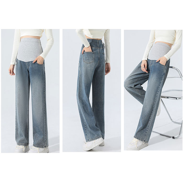 マタニティパンツ デニム ワイド 通販 マタニティ パンツ デニムパンツ ワイドパンツ デニムワイドパンツ ボトムス ズボン 大きいサイズ おしゃれ |  | 10