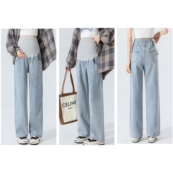 マタニティパンツ デニム ワイド 通販 マタニティ パンツ デニムパンツ ワイドパンツ デニムワイドパンツ ボトムス ズボン 大きいサイズ おしゃれ |  | 11