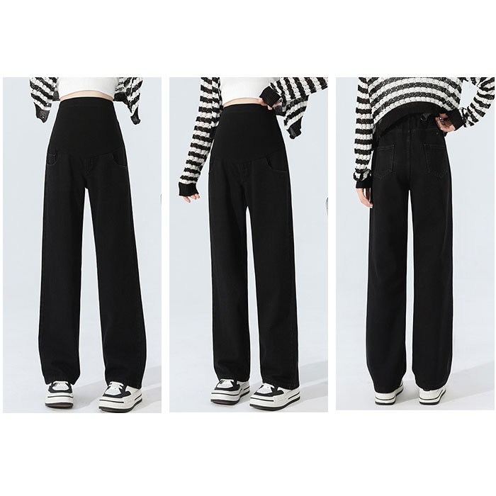 マタニティパンツ デニム ワイド 通販 マタニティ パンツ デニムパンツ ワイドパンツ デニムワイドパンツ ボトムス ズボン 大きいサイズ おしゃれ |  | 09