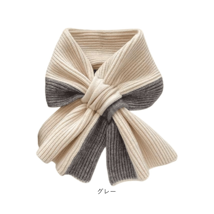マフラー レディース 通販 ニットマフラー ストール メンズ ミニマフラー 小さめ 短め 秋冬 冬 おしゃれ 防寒 暖かい あったか 大人 かわいい シンプル |  | 17