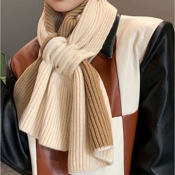 マフラー レディース 通販 ニットマフラー ストール メンズ ミニマフラー 小さめ 短め 秋冬 冬 おしゃれ 防寒 暖かい あったか 大人 かわいい シンプル |  | 12