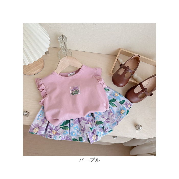セットアップ キッズ 女の子 通販 上下セット 半袖 ハーフパンツ Tシャツ ボトムス トップス 子供服 子ども服 こども服 女子 かわいい セットアップ | BACKYARD FAMILY | 21