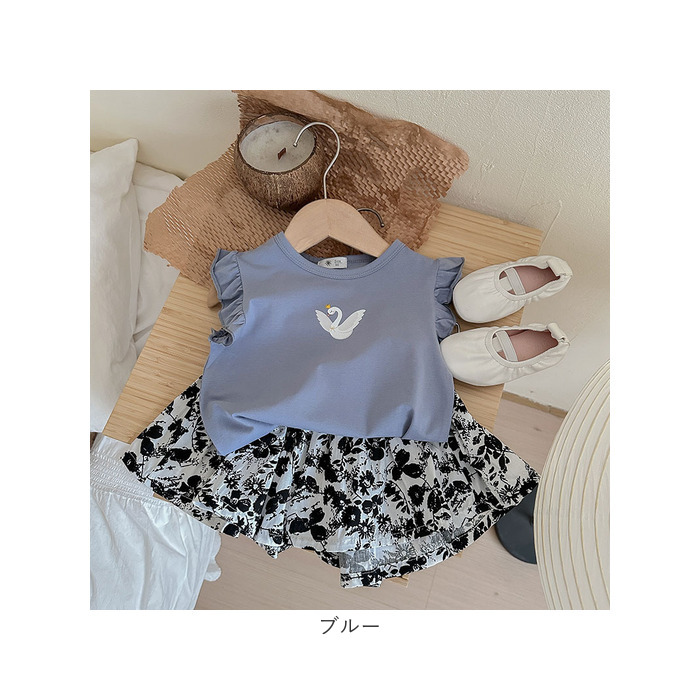 セットアップ キッズ 女の子 通販 上下セット 半袖 ハーフパンツ Tシャツ ボトムス トップス 子供服 子ども服 こども服 女子 かわいい セットアップ | BACKYARD FAMILY | 22