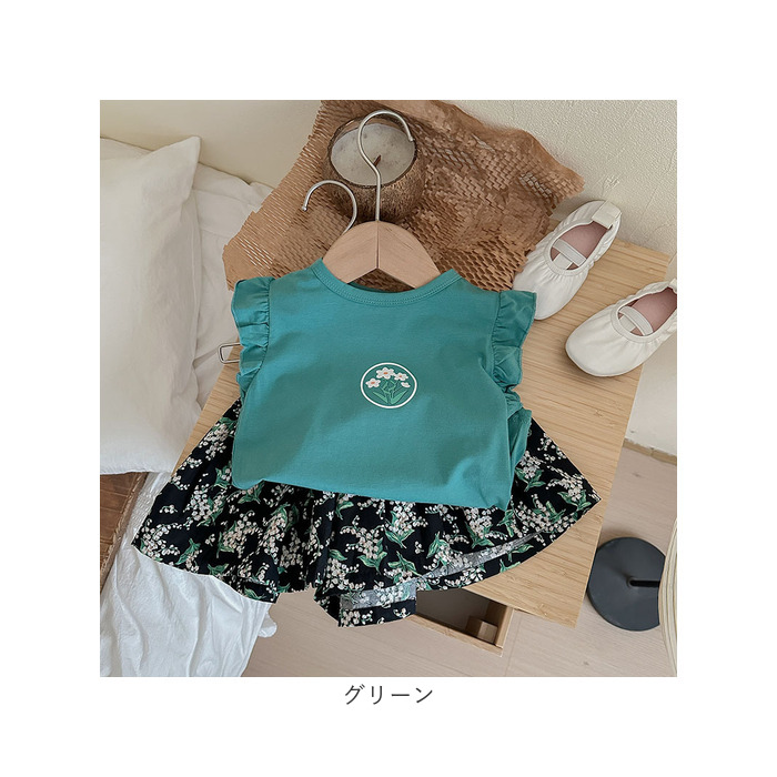 セットアップ キッズ 女の子 通販 上下セット 半袖 ハーフパンツ Tシャツ ボトムス トップス 子供服 子ども服 こども服 女子 かわいい セットアップ | BACKYARD FAMILY | 23