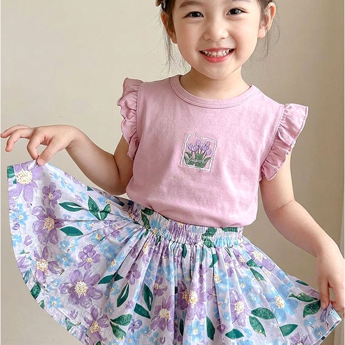 セットアップ キッズ 女の子 通販 上下セット 半袖 ハーフパンツ Tシャツ ボトムス トップス 子供服 子ども服 こども服 女子 かわいい セットアップ | BACKYARD FAMILY | 07