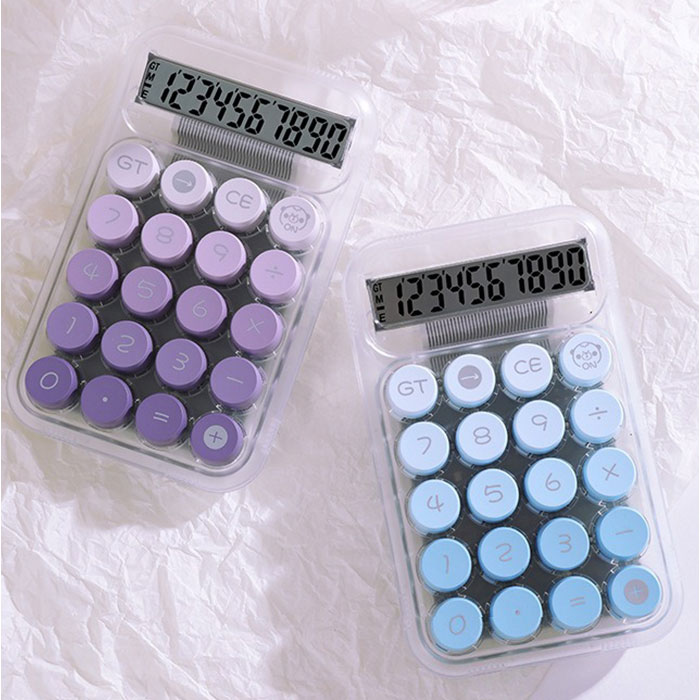 電卓 おしゃれ 計算機 通販 丸ボタン かわいい ビジネス オフィス 学校 勉強 計算 卓上電卓 コンパクト 10桁 レトロ 大人 事務 会計 打ちやすい 子供 電卓 |  | 13
